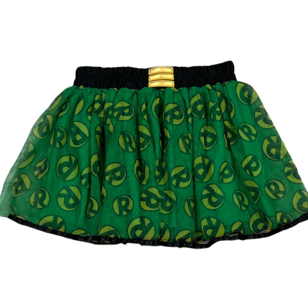 Halloween Costume DC Comics Robin Logo Green Tutu Skirt